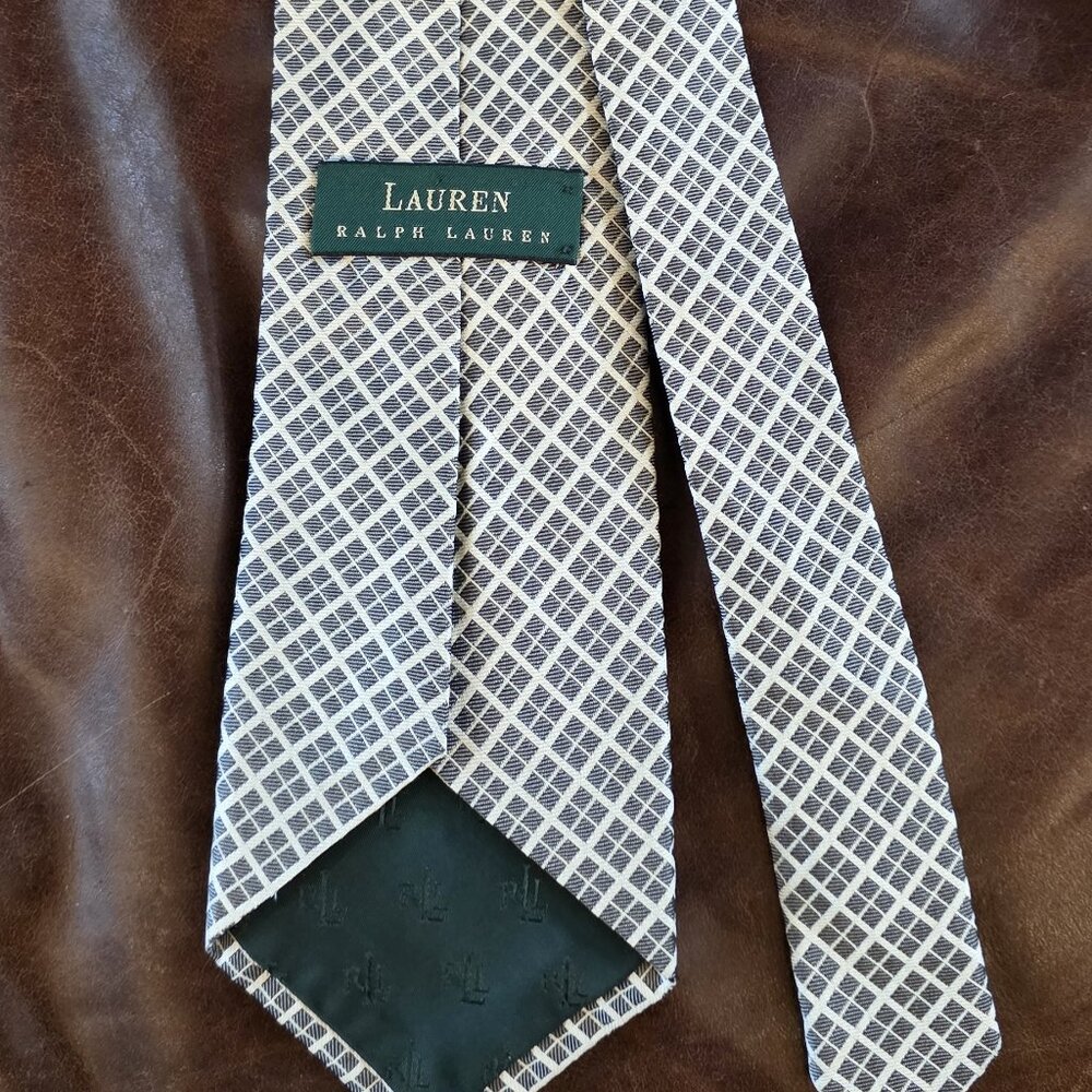 Ralph Lauren Men's Green Label Silk Neck Tie 100% Silk